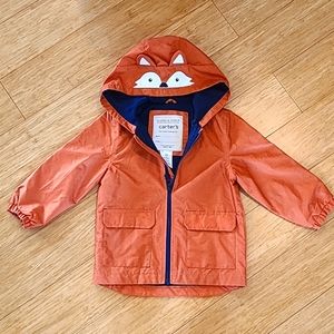 🦊EUC Carter's Fox Raincoat 4T